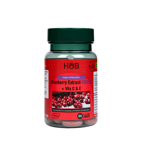 【26/11】HOLLAND&BARRETT荷柏瑞蔓越莓提取片400mg 60片临期