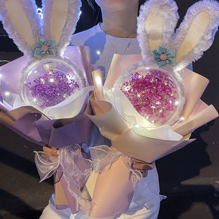 女神节情人节汽车车尾箱后备箱花束惊喜浪漫告白装饰生日布置礼物