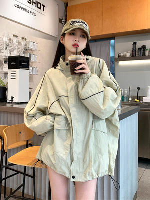 美式复古潮牌防晒衣女轻薄防晒服