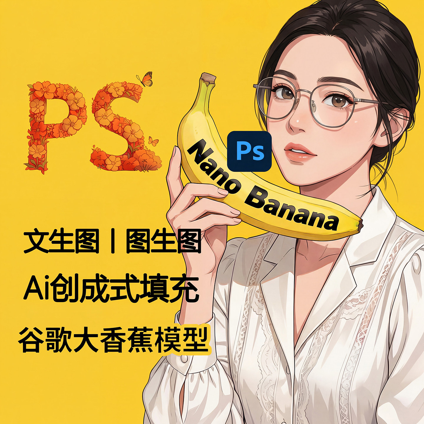 正版PS2026账号Nano Banana Pro模型BetaAI创成式填充Adobe全家桶