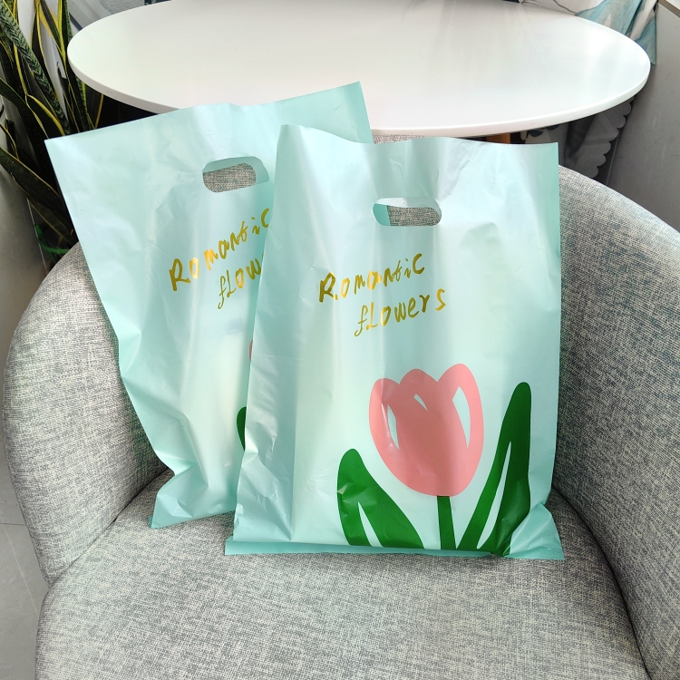 服装店塑料袋购物袋塑料袋手提袋图片
