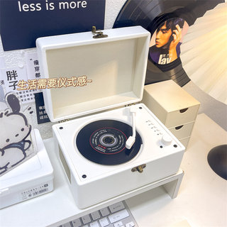 复古CD机蓝牙音箱一体播放器听专辑音乐唱片cd光碟光碟可携式音响
