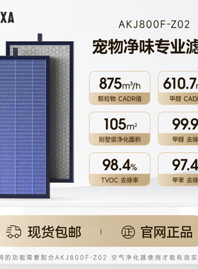 ACTXA/阿卡驰AKJ800F-Z02滤芯滤网适配空气消毒器专用滤网配件