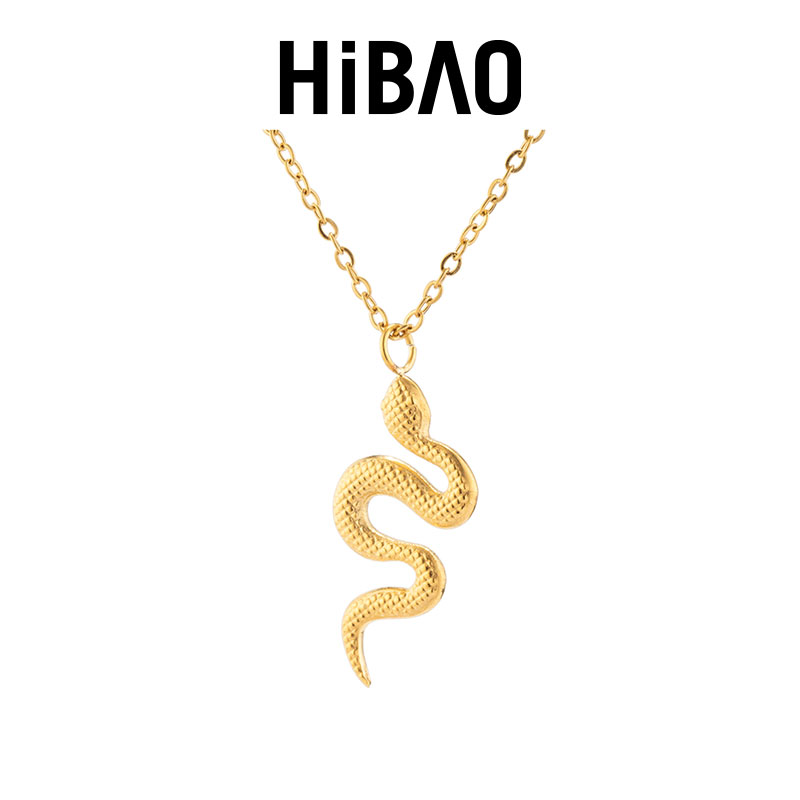 HIBAO喜小宝新中式灵蛇吊坠项链