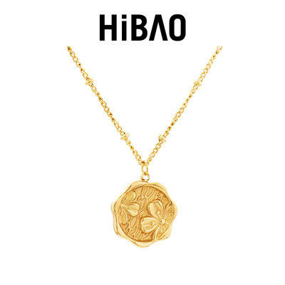 HIBAO喜小宝桃花印记项链不掉色