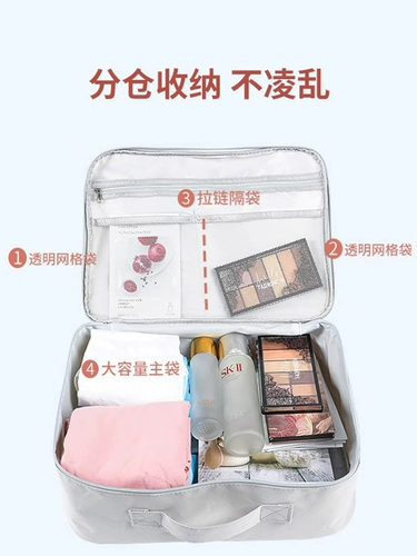 Мультяшная портативная водонепроницаемая сумка-органайзер для путешествий, портативный чемодан, пакет