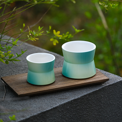 窑宝宣 手冲品鉴杯 手冲咖啡杯 combo闻香杯釉下彩手工咖啡杯