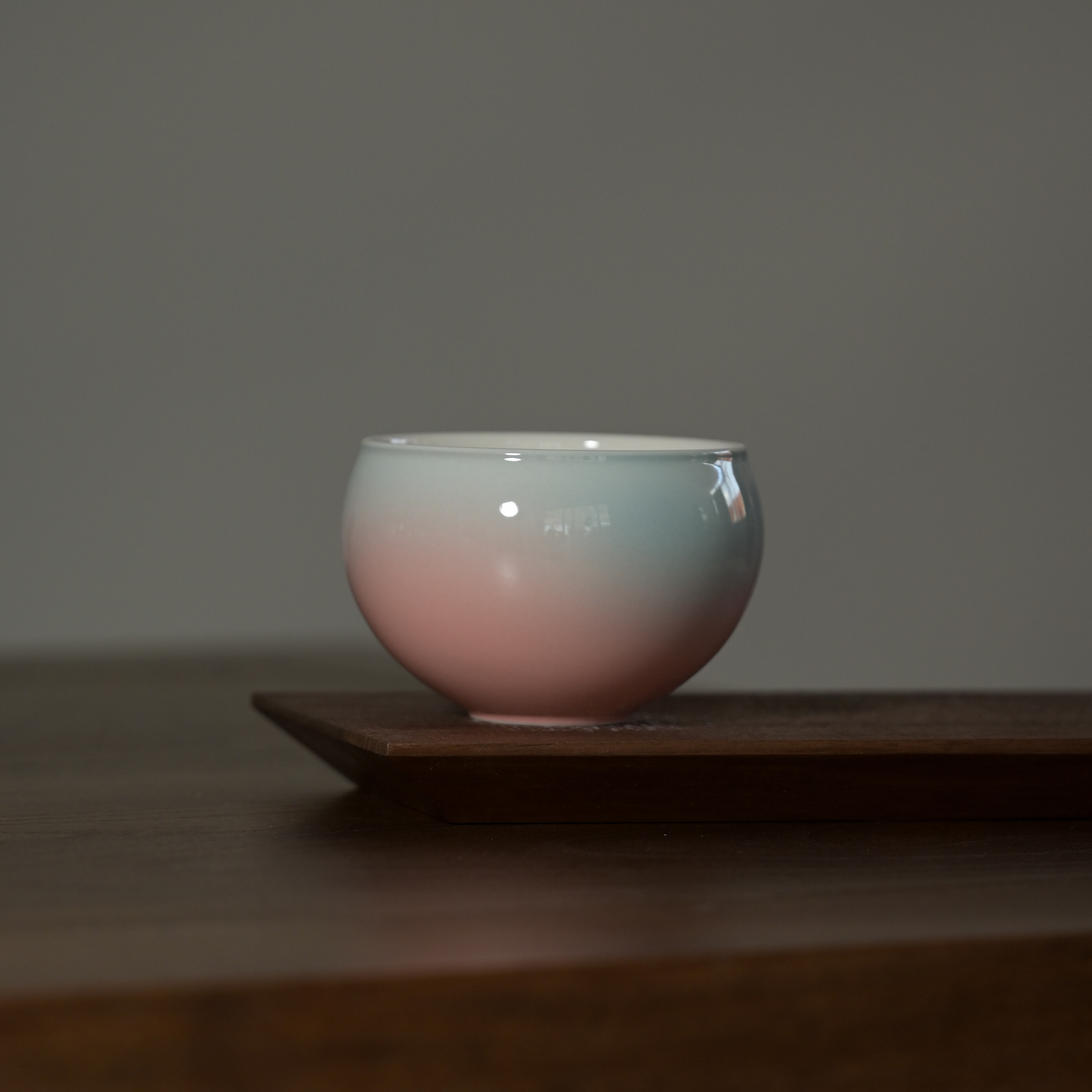 窑宝宣 蛋杯 300ml拿铁杯 新手拉花杯手工釉下彩咖啡杯奶咖杯