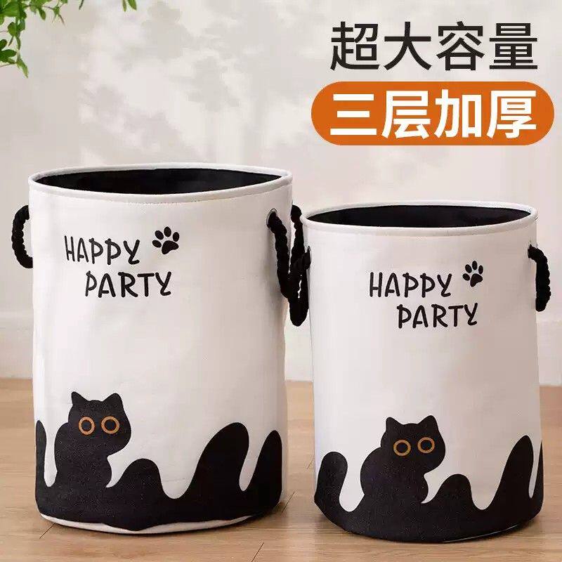 家用可折叠脏衣篮篓大容量布艺脏衣服玩具收纳桶筐三层加厚置物架