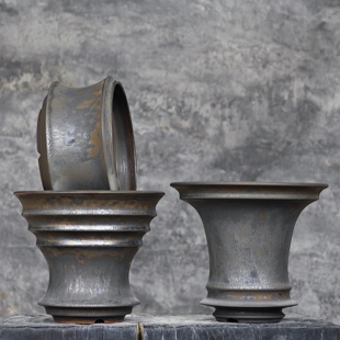 多款合集 哑金中号块根植物盆素里黑金仙人球塊根植木钵龙舌兰盆