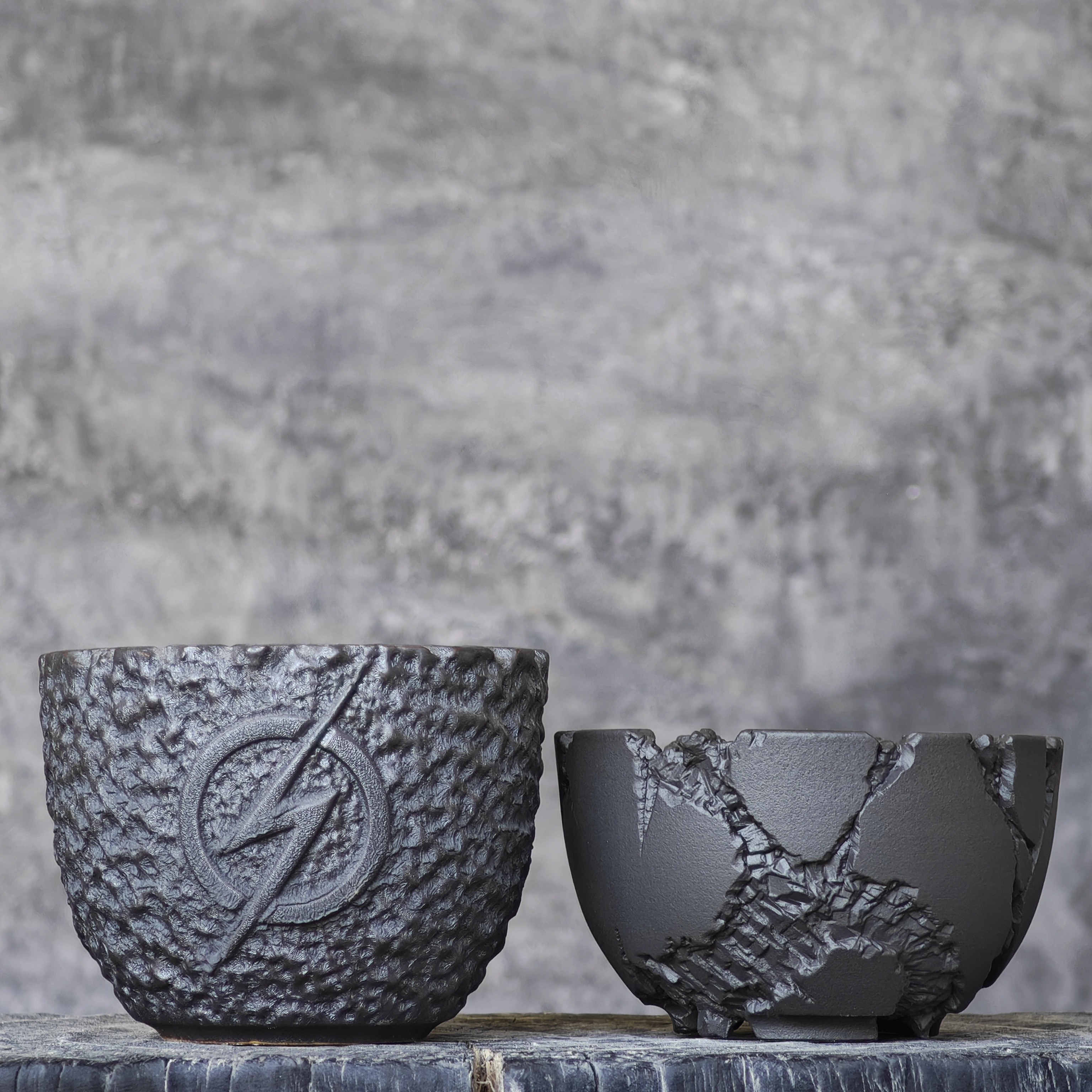 小号块根种植物花盆碗口纹理精品多肉仙人球龙舌兰龟甲龙象芽宫盆