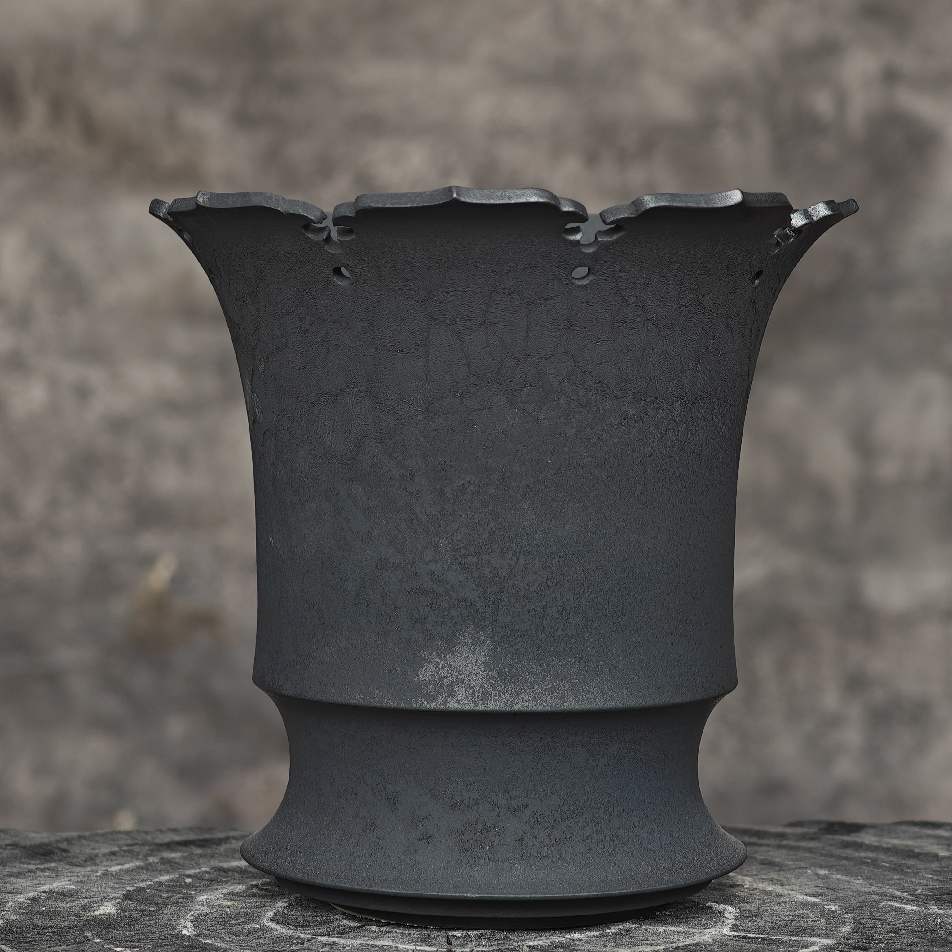 块根花盆中号花口种植龙舌兰龟甲龙象芽宫惠比大黑魔界有玉陶瓷盆