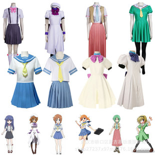 聚吉源 家寒蝉鸣泣之时cosplay龙宫礼奈日常水手服二次元角色扮演