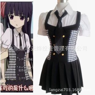 妖狐x仆ss 凛凛蝶cos服 歌留多cos服 校服 骷髅宫cosplay女装