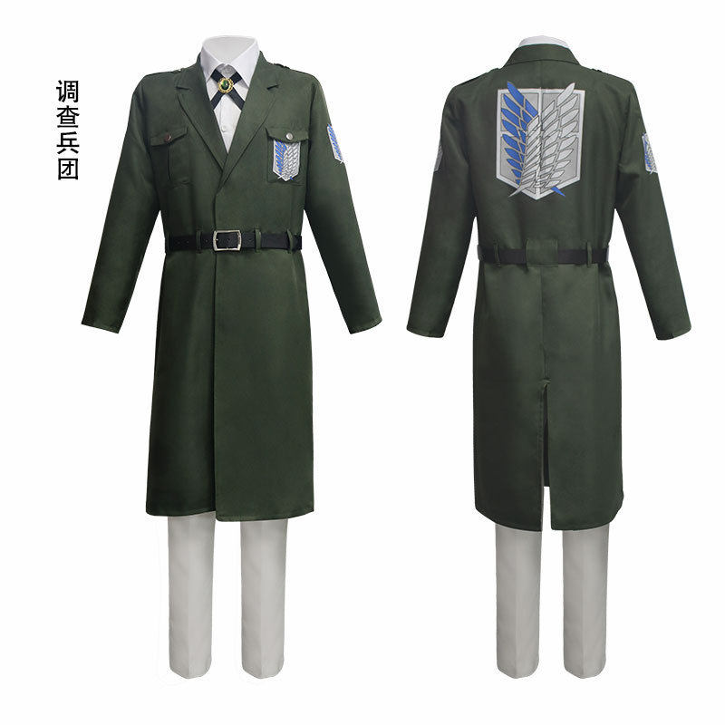 漫多进击的巨人cos服 Attack on titan调查兵团cosplay动漫服装