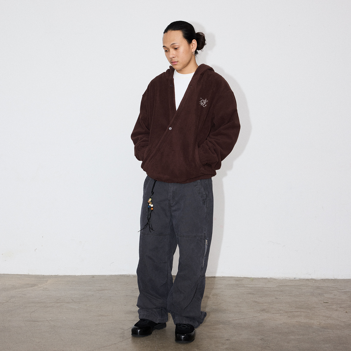 藏族游牧摇粒绒卫衣秋冬加绒