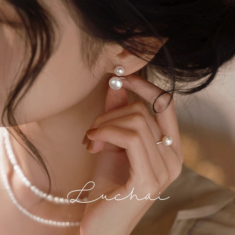 伊灿原创设计女天然淡水珍珠耳环