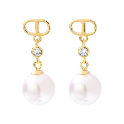 伊灿D家猪鼻子耳环女纯银