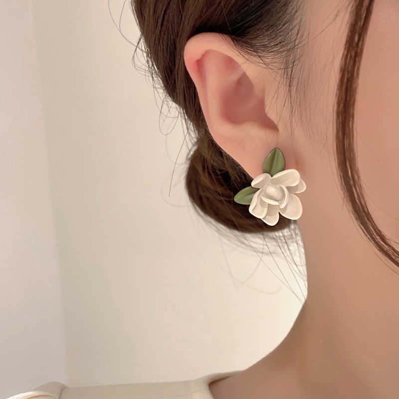 不对称花瓣女纯银小众设计感
