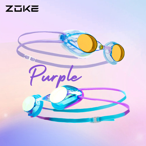 女士专业电镀泳镜洲克防水防雾