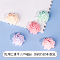 Комбинация мороженого с симуляцией