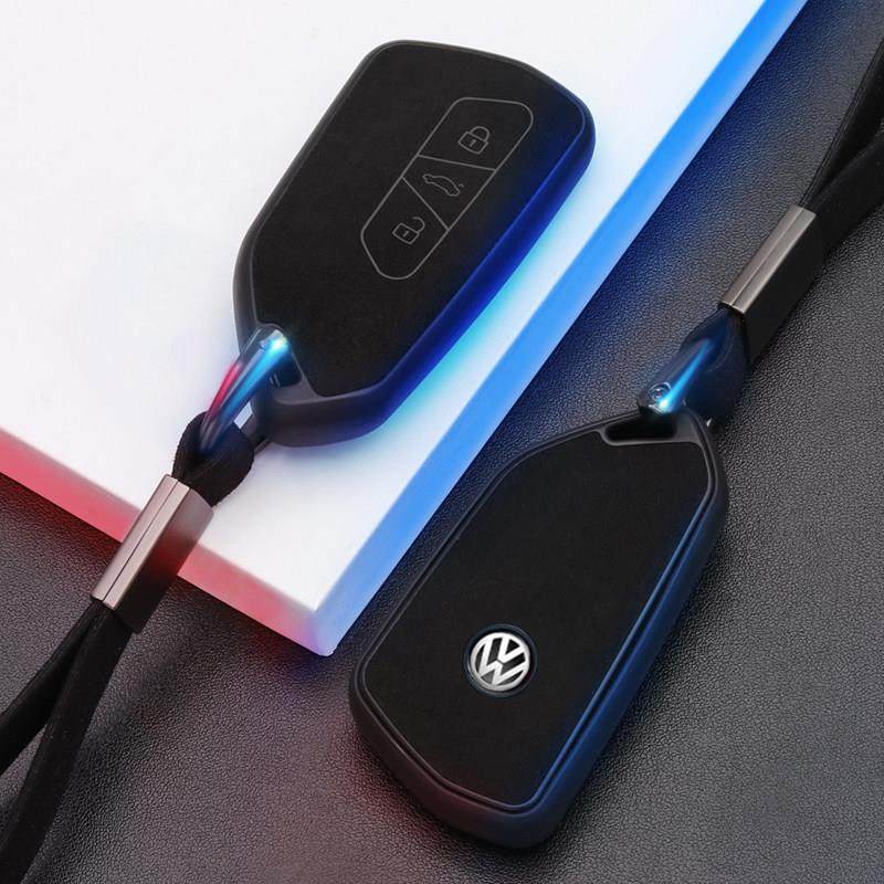 大众高尔夫8钥匙套id4x车rline扣迈腾b9帕萨特id3途观lpro女凌渡l