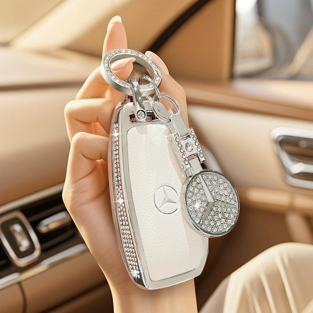 宾士e300l钥匙套c260l车a200l女c200l扣glc gla glb220 gle350壳