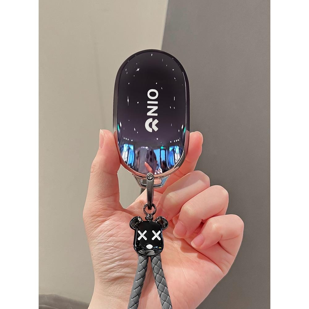 适用蔚来es6汽车钥匙套et5t et5 ec6专用es8壳et7男es7扣24款高档