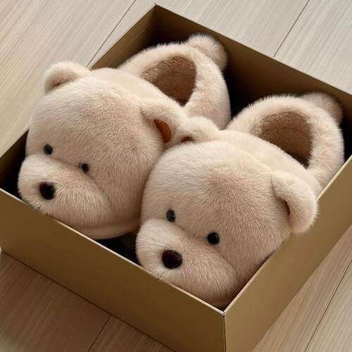 踩屎感棉拖鞋女款冬季包跟外穿25新款室内居家厚底保暖毛绒棉鞋男