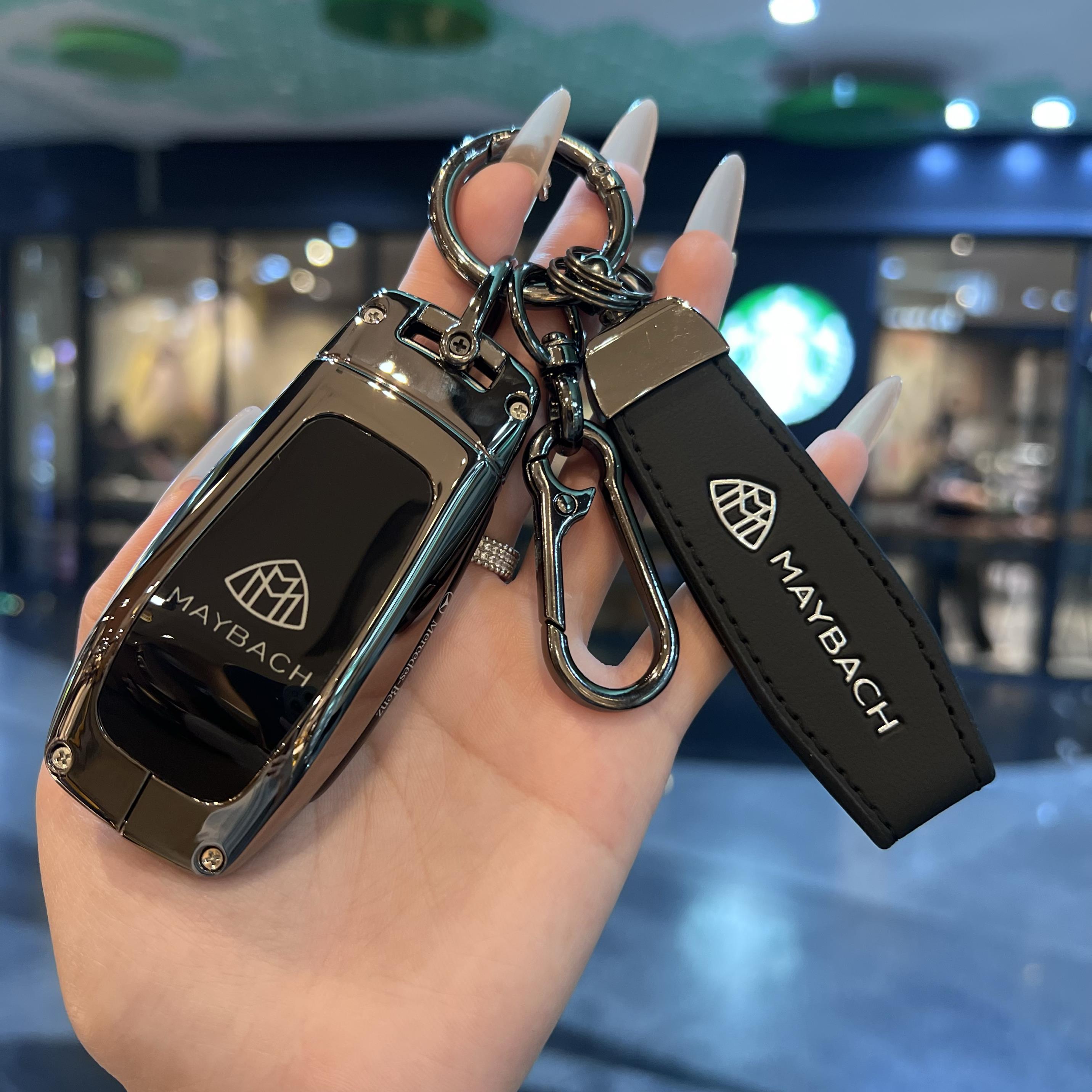 适用于奔驰迈巴赫Gls480钥匙盖Gls600 Gls450轿车s级全包高级外壳