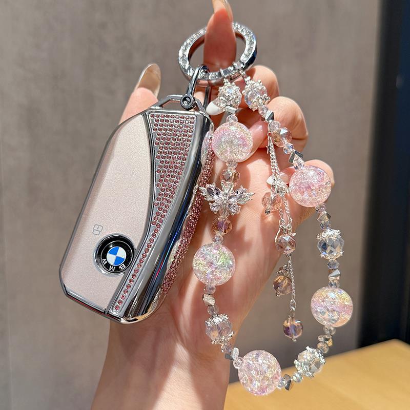 适用宝马x5车钥匙套25款新5系530li扣3系525li女壳x1x2x3x7高级包