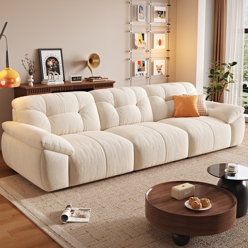 高靠背雪尼尔布艺沙发2025新款