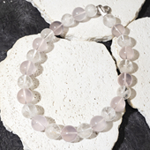 二梦三青 百搭款 倪克斯与赫墨拉 原创小众水晶项链女白幽灵时尚