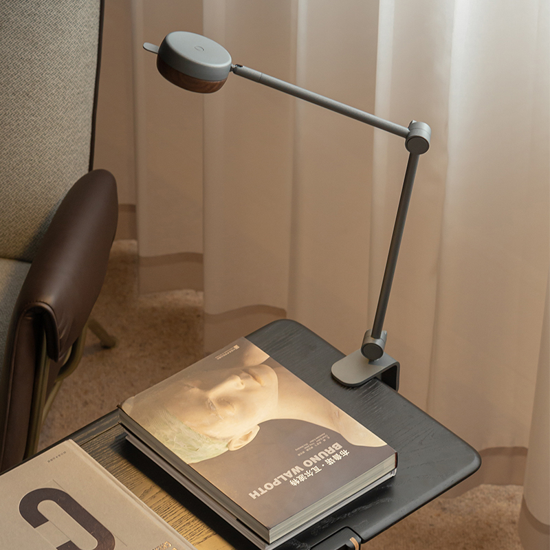 新款书房客厅台灯夹子灯触摸调光