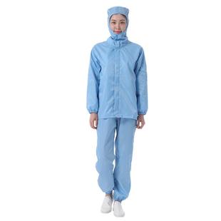 带帽 优质防静电分体服连帽男女无尘洁净车间喷漆防护工作服套装