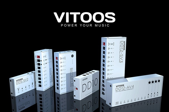 VITOOS DD5 DD8 DD12 AD5 AD10降噪独立单块隔离效果器电源