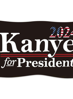 现货 Kanye 2024 flag 数码印100D春亚纺3x5ft旗帜庭院派对装饰