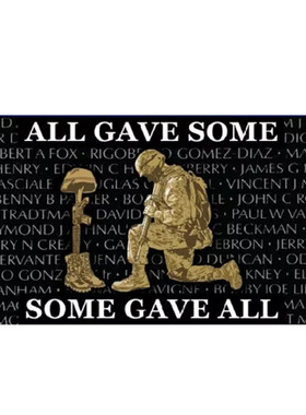 All Gave Some Some  All Military Flag旗帜背景布