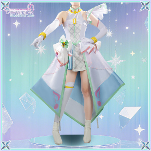 二线小兔你与光之美少女cure Zukyun cosplay服装