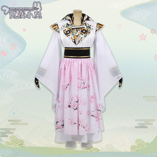 二线小兔刀剑乱舞cos服音乐剧静海的乐园鹤丸国永cosplay服装