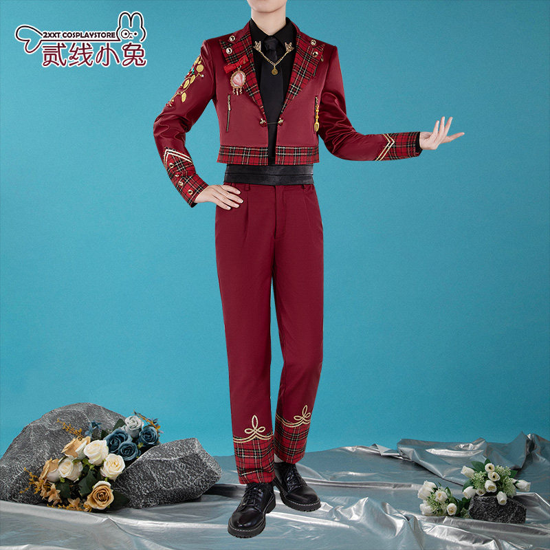 二线小兔cos扭曲仙境糖果盒银cosplay服装