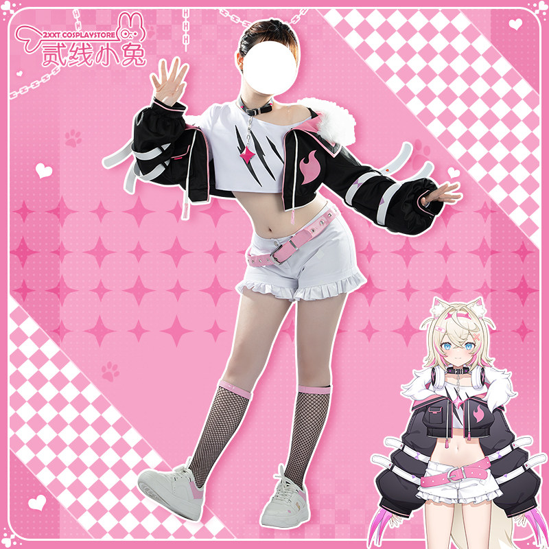 Hololive EN 三期生 Advent Mococo Abyssgard cosplay服装