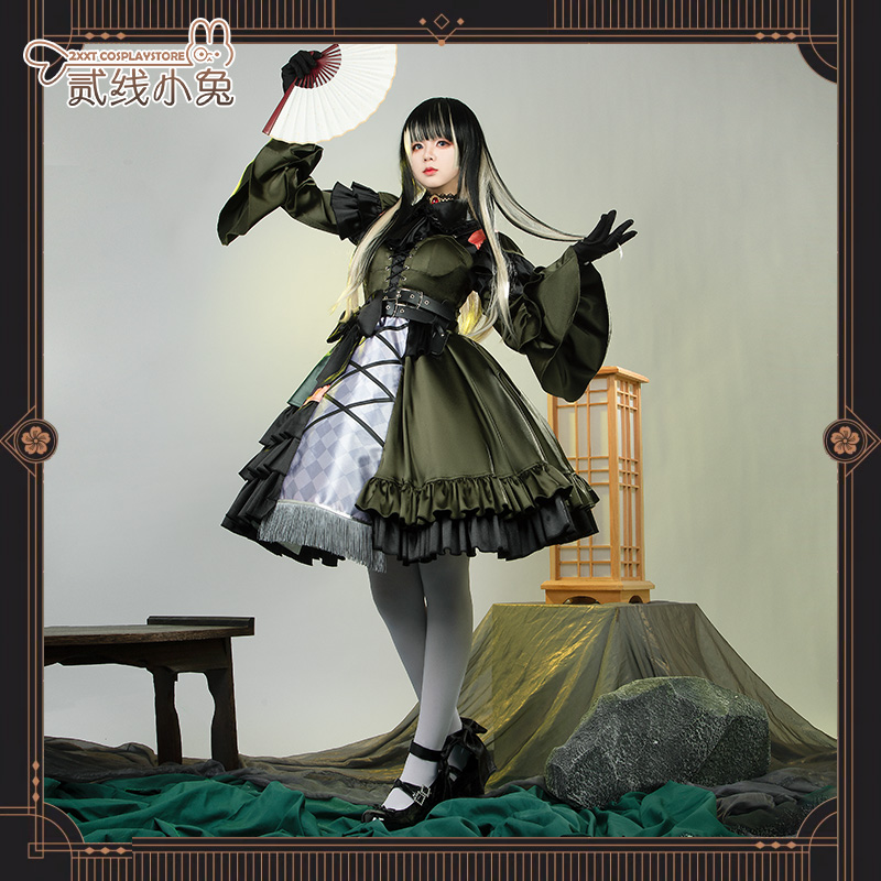 二线小兔hololive VTuber儒乌风亭螺钿新衣服 cosplay服装