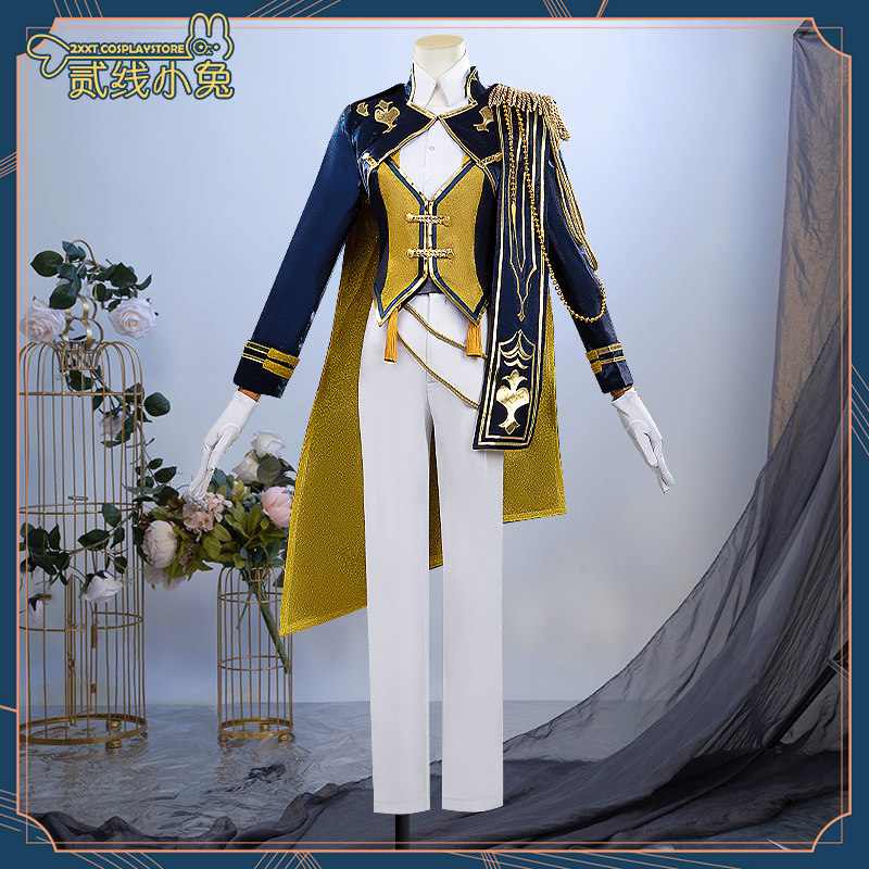 二线小兔彩虹社cos服伏见学SYMPHONIA5周年演出服 cosplay衣服