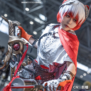 二线小兔明日方舟cos服至圣誓言菲亚梅塔披风铠甲cosplay服装