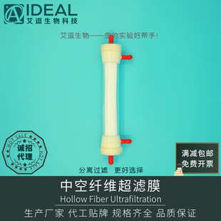 艾逗 实验小试超滤膜组件直径50mm长度30cm聚醚砜PES中空纤维膜