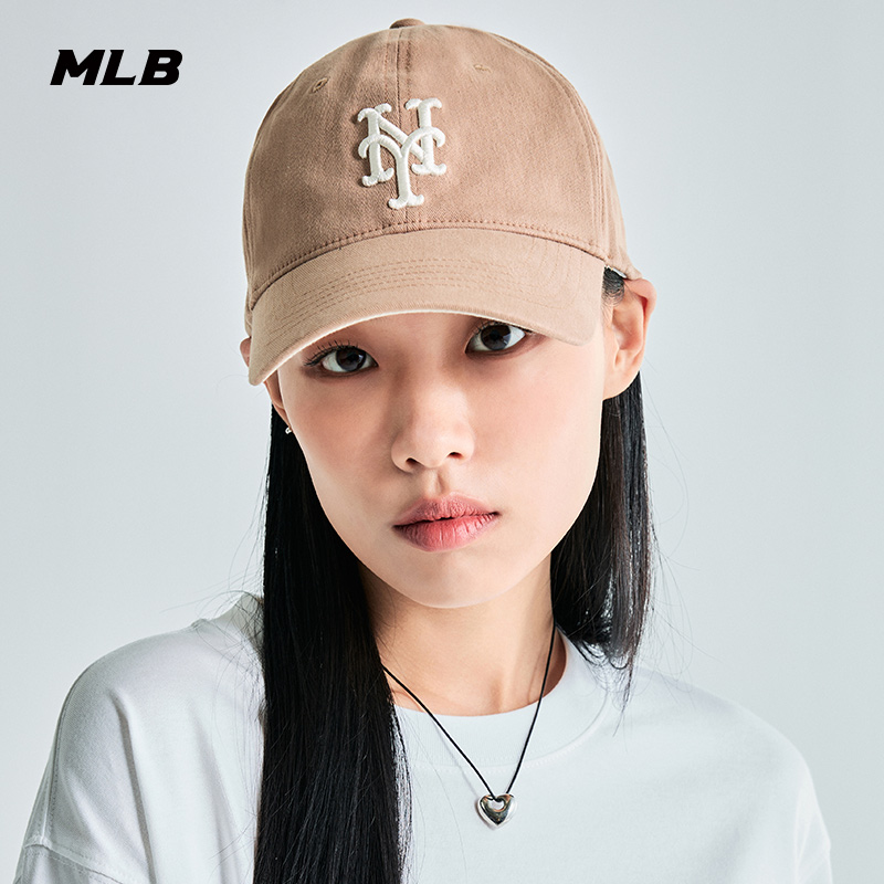 官方运动帽MLB情侣学院风