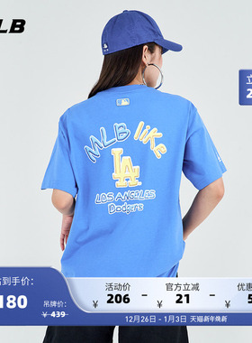 MLB官方 男女短袖LIKE系列情侣T恤运动休闲短袖圆领夏季TSE11