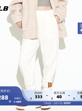 MLB官方男女情侣运动长裤宽松束脚显瘦休闲裤百搭潮春夏季PTB01