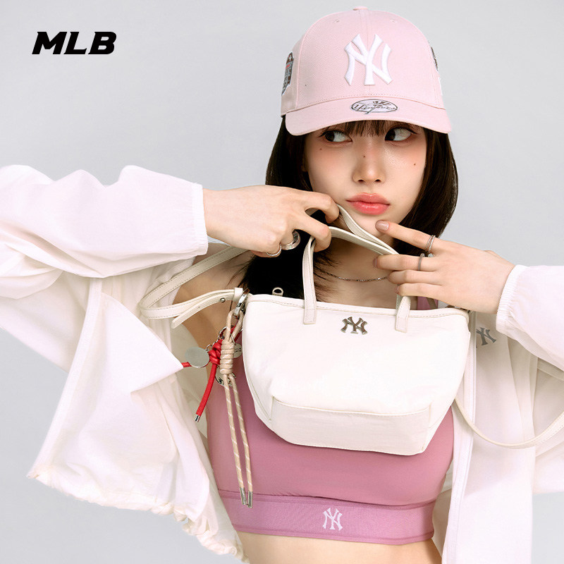 MLB官方 男女同款满印老花牛仔迷你斜挎包26春季新款CRDM1/CRVN1